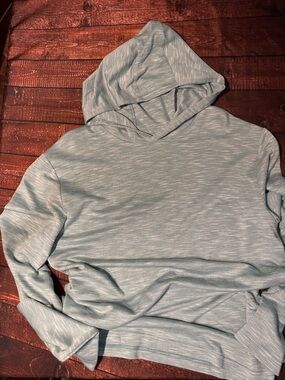 Alfani Men’s Heathered Sage Green Long Sleeve Top lightweight Large